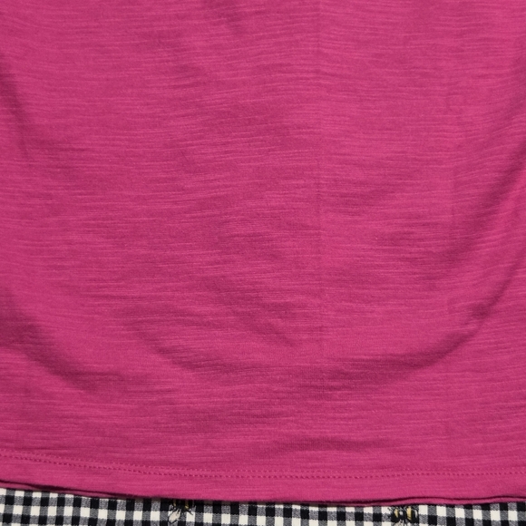 Women's Hanes Pink Short Sleeve Tee - Picture 10 of 16